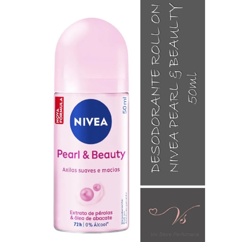 Desodorante Roll-On Nivea Feminino Pearl & Beauty 50ml 72H