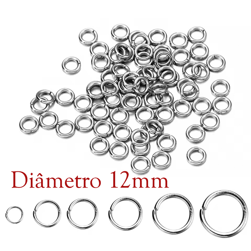 argola em aço inox resistente 1,2mm de espessura do 6mm ao 10mm em Oferta na Shopee