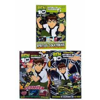 GIBI Ben10 Kit 3 Gibis Ben 10 Sem Repetição Passatempo Gibi Ben10 Revista Gibi Ben10 em Oferta na Shopee