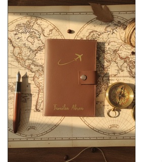 Porta Passaporte Família Personalizado em Oferta na Shopee