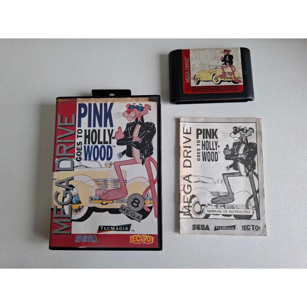Pink Goes To Hollywood Mega Drive TecToy