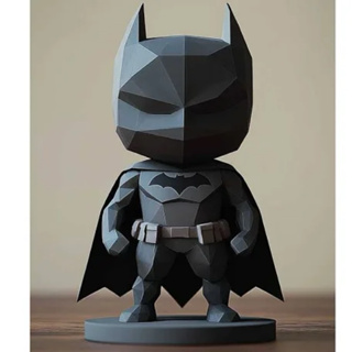 Batman Low Poly 3D- Decoração Geometrica pré venda em Oferta na Shopee
