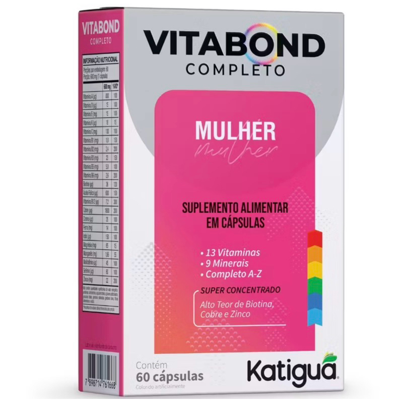 Vitabond Completo Mulher 60 Cápsulas Katiguá