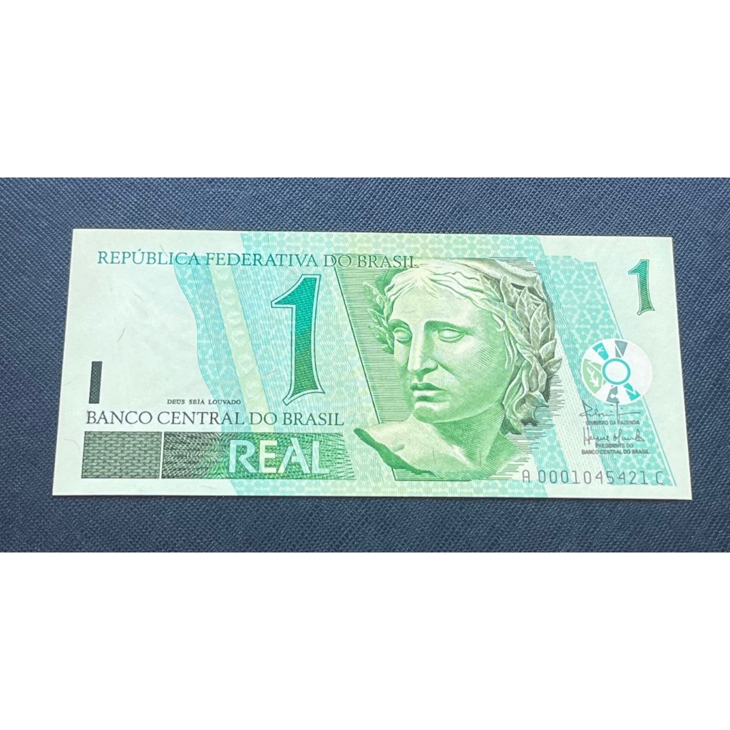Cédula de 1R Nova para fechar Álbum. Nota Escassa de Coleção