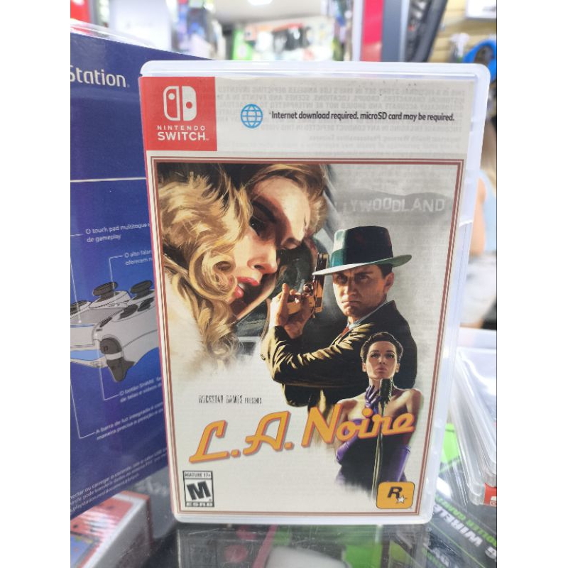 Jogo para Nintendo switch LA Noir Americano usado