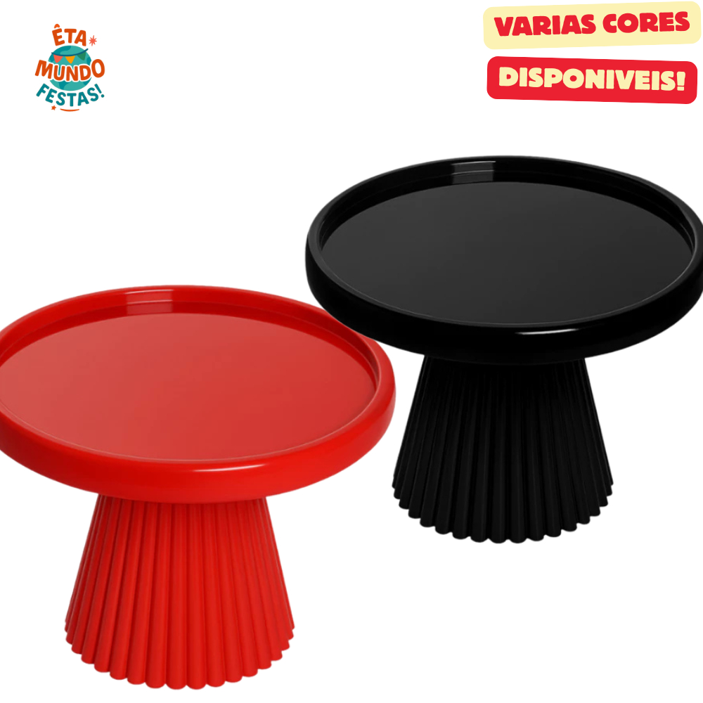 KIT COM 2 BOLEIRA ELEGANCE PARA FESTA, ANIVERSÁRIO E DECORAÇÃO - BOLO E DOCES - VARIAS CORES em Oferta na Shopee