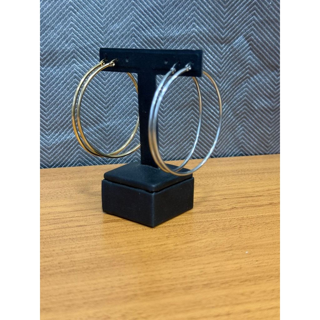 Argola Clássica Lisa – Aço Inoxidável
