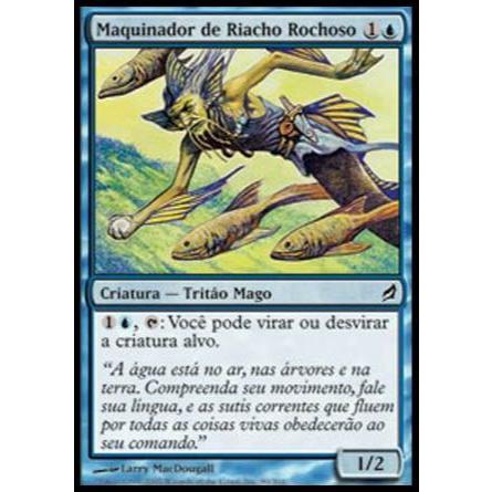 Maquinador de Riacho Rochoso (Tritão / Mago) - Magic The Gathering