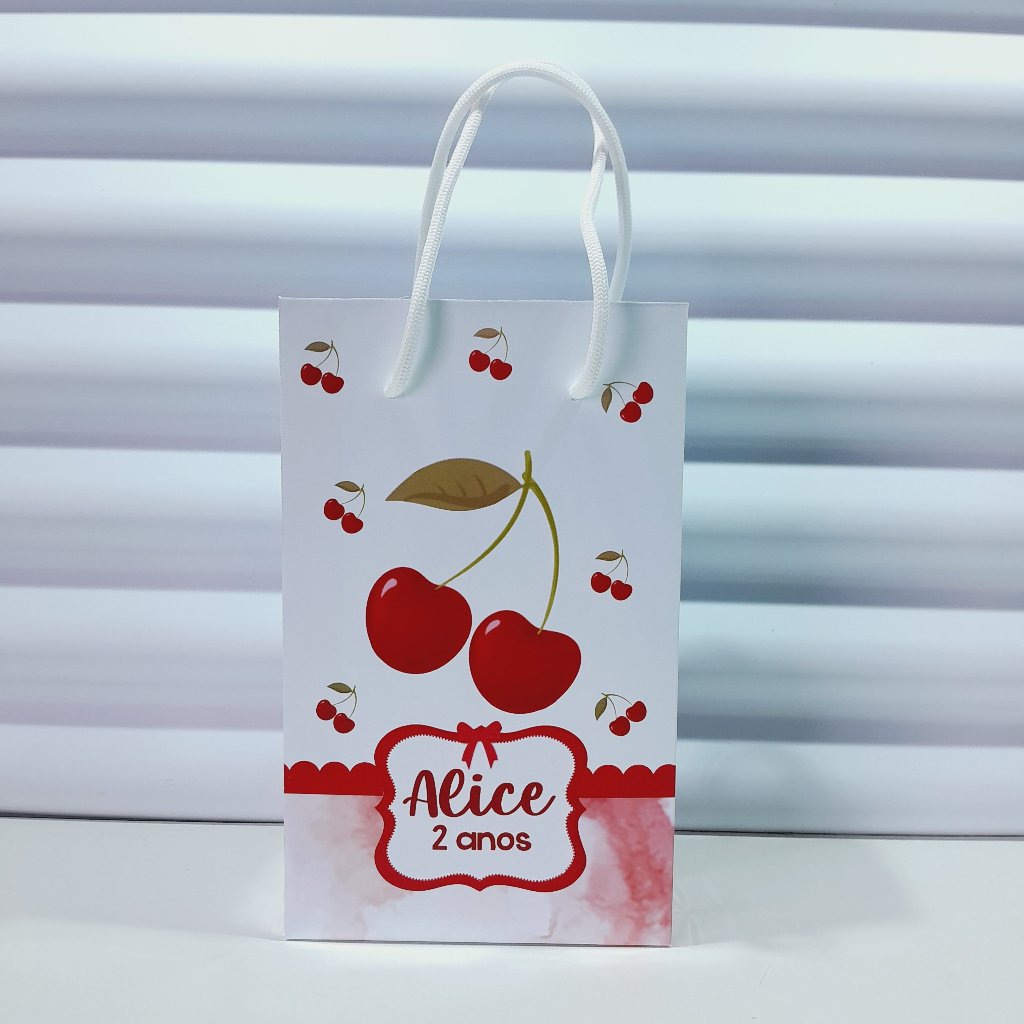 SACOLINHAS SURPRESAS CEREJINHA PERSONALIZADAS/LEMBRANCINHAS MIMOS DE ANIVERSÁRIO