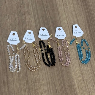 Pulseira Folheada Ajustável De Cristal Alta Qualidade em Oferta na Shopee