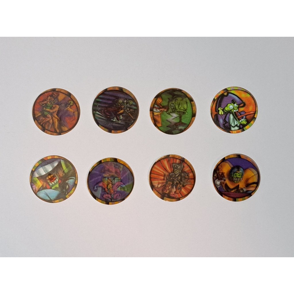 Gigan Tazos O Máskara Elma Chips - Lote com 08
