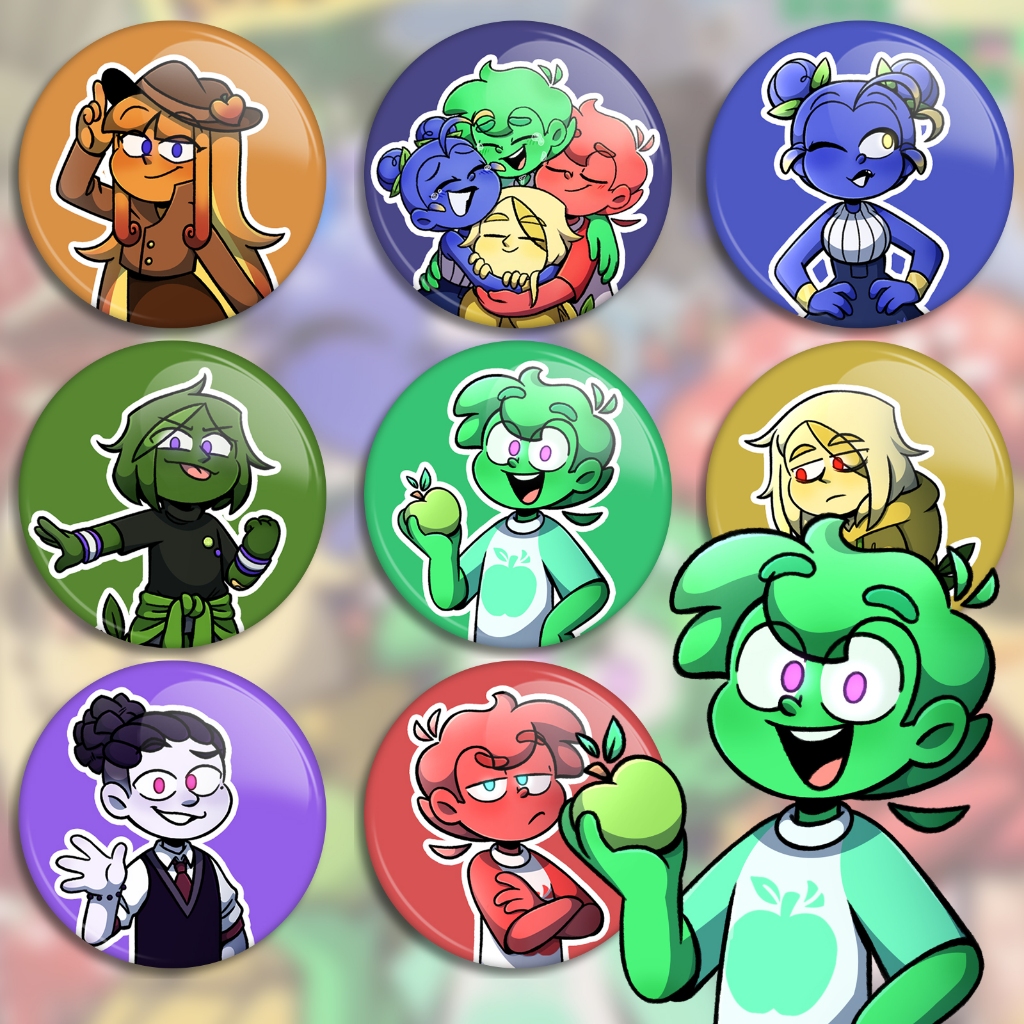 Mundo Torajo Botons, kit broches torajo personagens pins, buttons 3,5cm ou 4,5cm em Oferta na Shopee