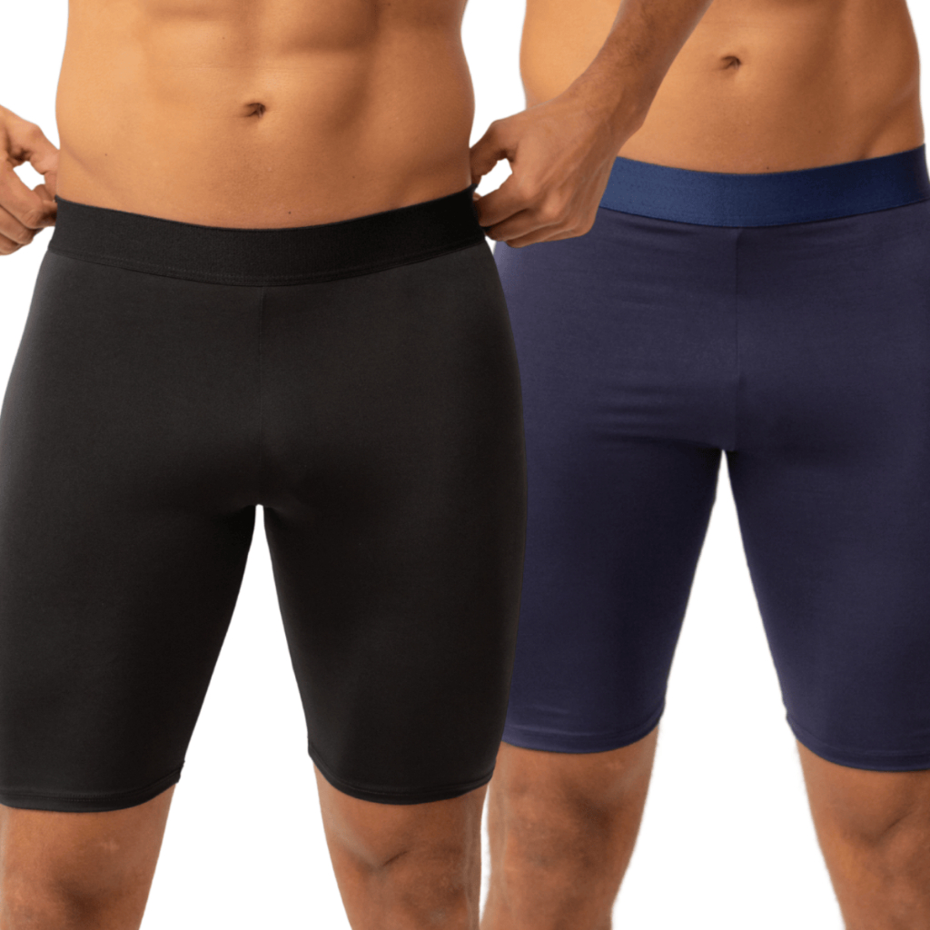 Kit 2 Bermuda Térmica Masculina Segunda Pele Compressão Proteção Uv 50+ Anti Assaduras Para Esportes