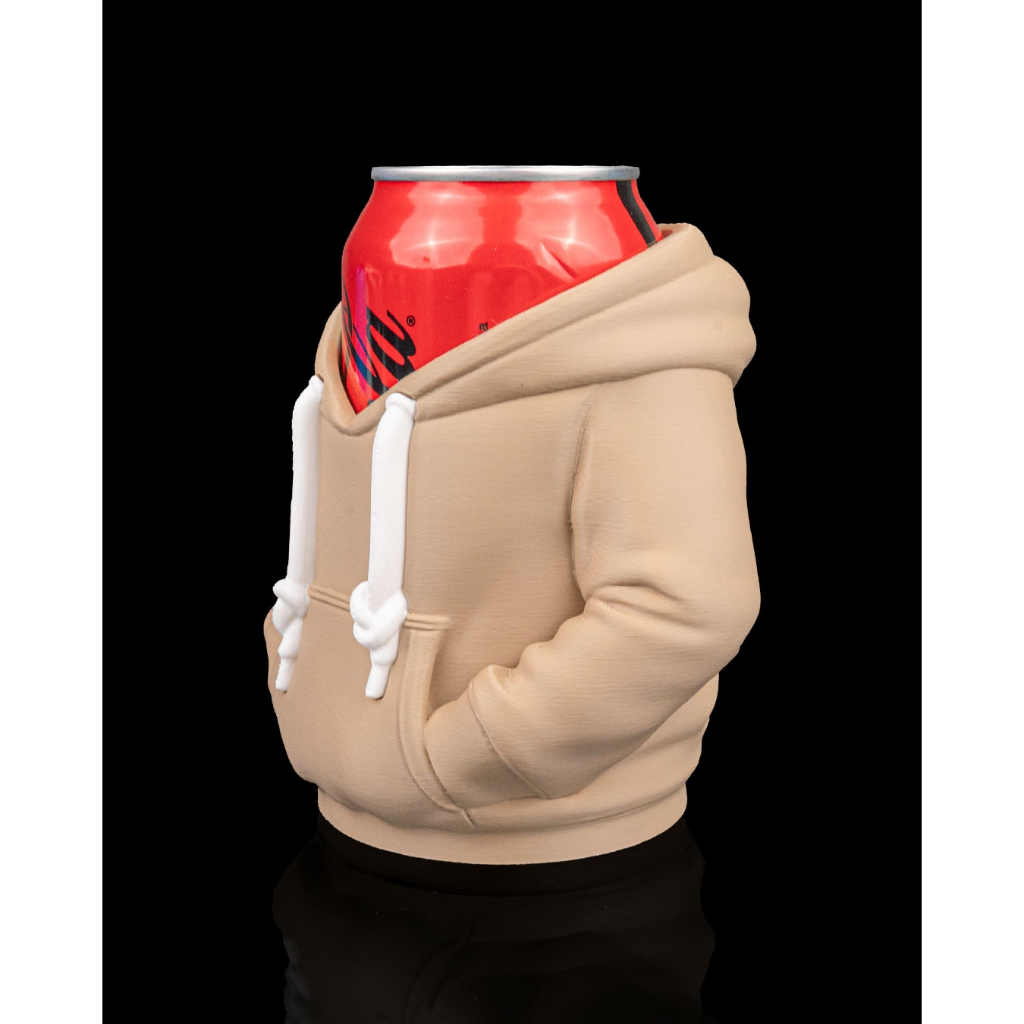 Porta-latas com capuz