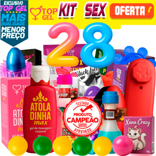 kit sex shop top Prazeres Brinquedo sexual Vibrador sexy shop e gel lubrificante intimo feminino e outros sexshop casal em Oferta na Shopee