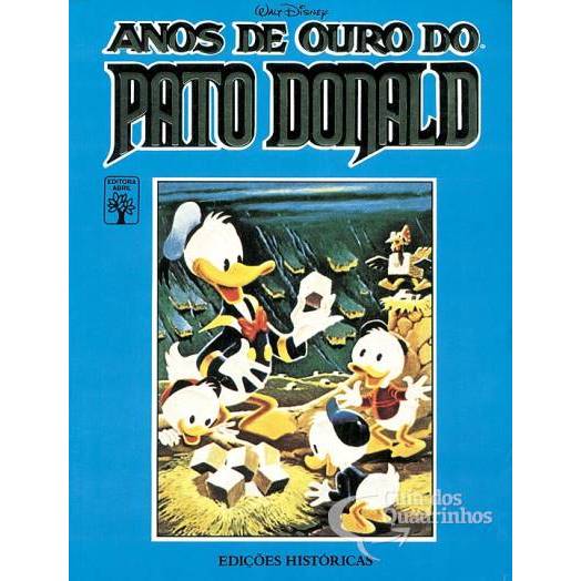 HQ Anos de Ouro do Pato Donald Nº 1 a Nº 3 Editora Abril ( Raridade )