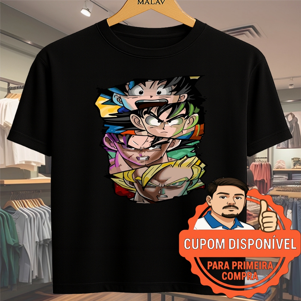 Camiseta Dragon Ball Goku Anime