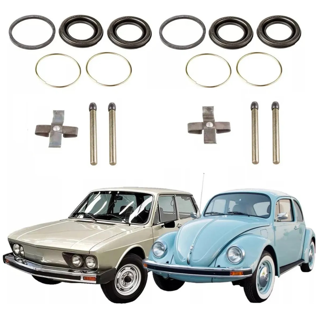 Par Reparo Pinça Freio Fusca Brasilia Variant 40mm Sist. Ate