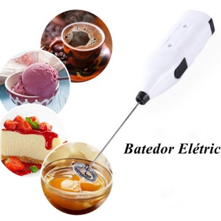 Mini Misturador Batedor Mixer Elétrico Para Claras de Ovos Leite Café Cores Sortidas Uten…