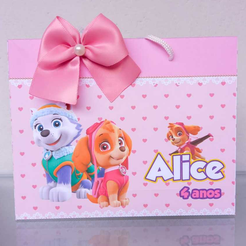 Sacolinha surpresa SKYE E EVEREST/Enfeite de festa/Lembrancinha/decoração/festa infantil/brinde/mimo