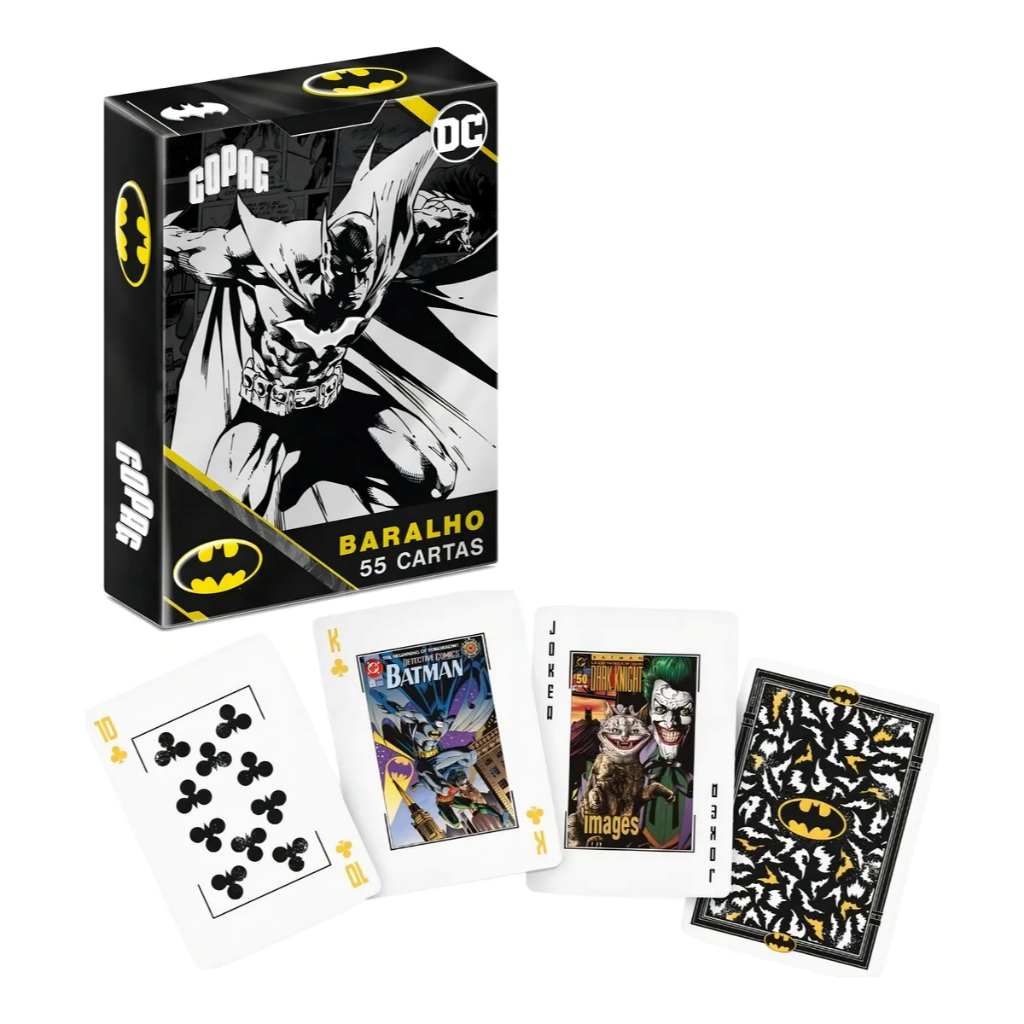 Jogo De Cartas Batman 85 Anos Idioma Português Baralho Copag