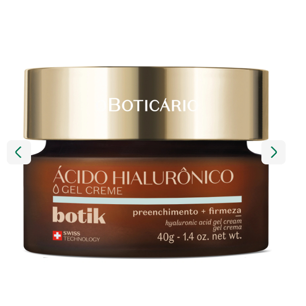 Ácido Hialurônico, Gel Creme Facial Firmador 40g Botik, O boticário.