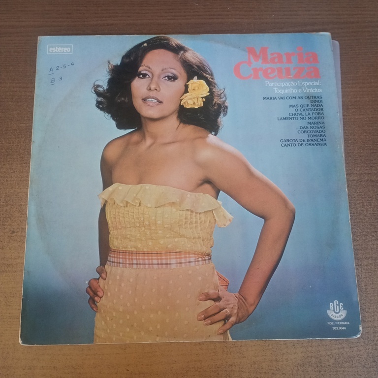 LP Disco Vinil Maria Creuza (Participação Especial: Toquinho e Vinicius) (1977)