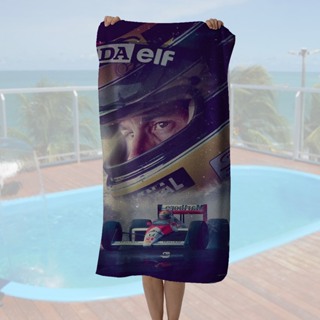Toalha Ayrton Senna - Praia ou Piscina - 140x70cm - Várias Estampas em Oferta na Shopee
