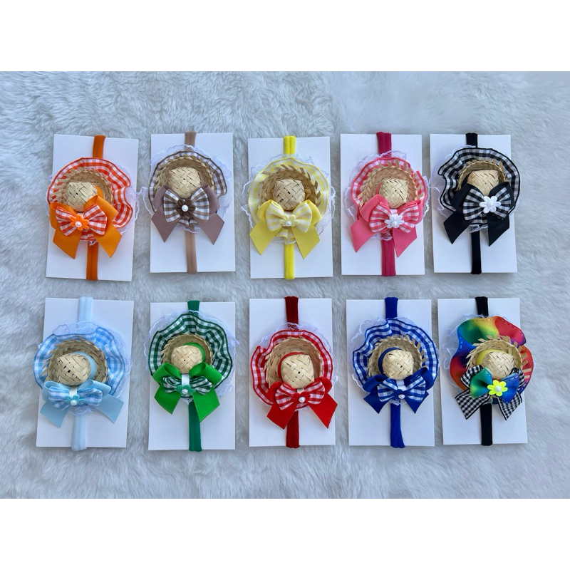 Faixa chapeuzinho junino xadrez bebê diversas cores
