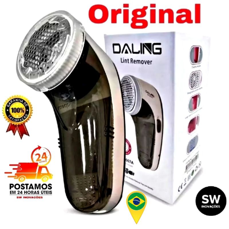 Removedor de Pelos Papa Bolinhas Elétrico Recarregável Bivolt