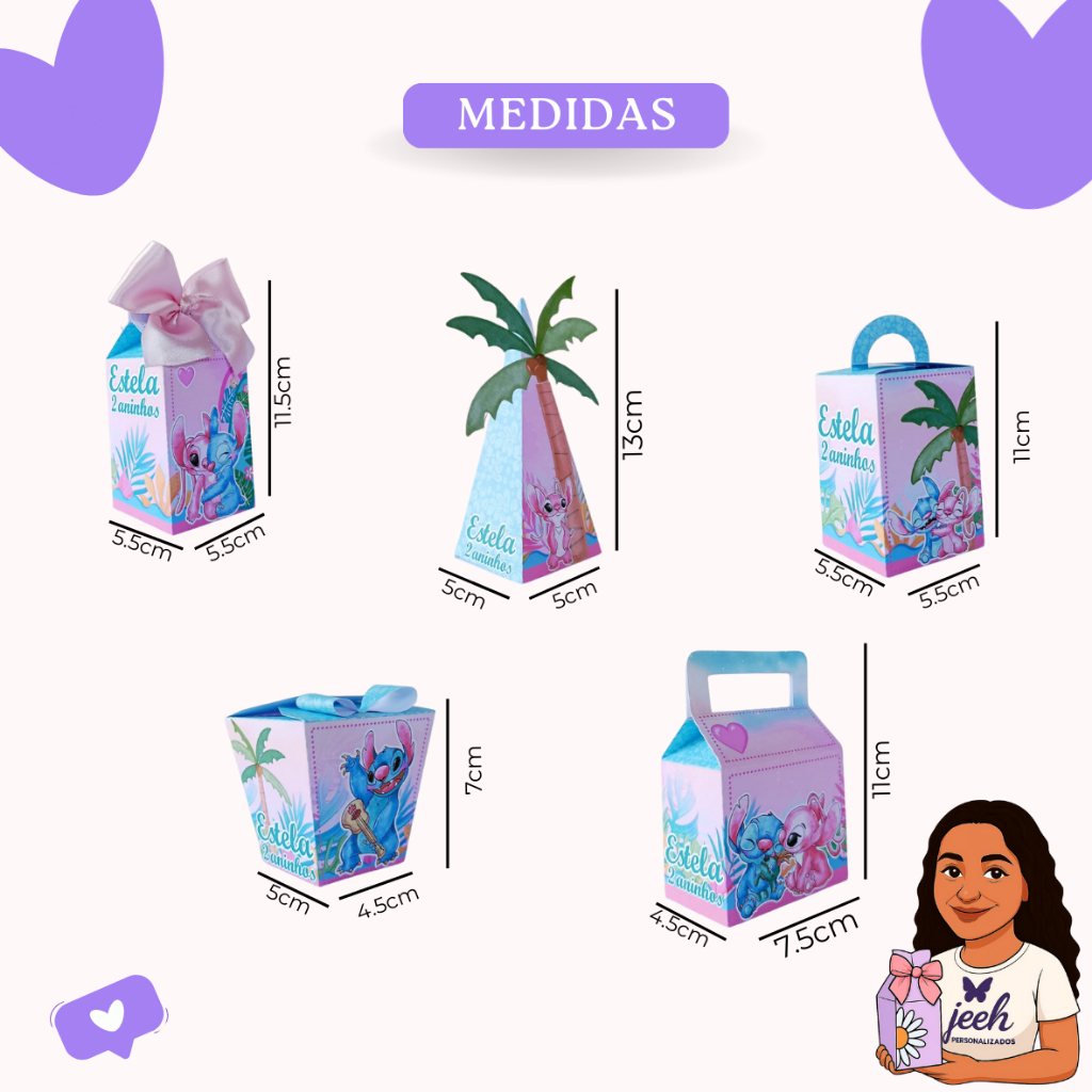 KIT Caixinha seu tema aqui - Lembrancinha Aniversário Caixinha Personalizada - Festa Infantil - Mimo - DESMONTADA