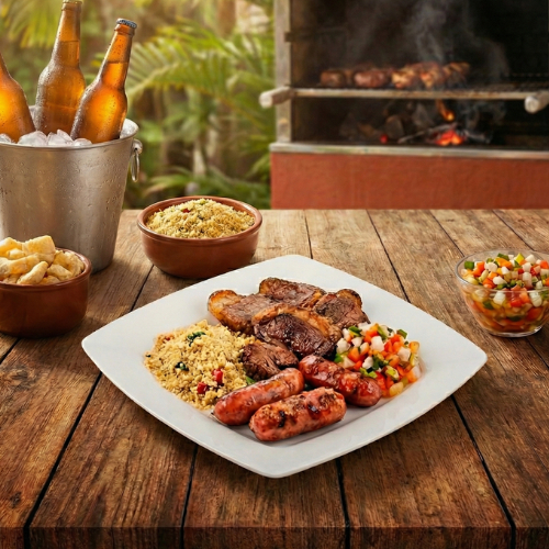 Kit Até 50 Pratos Quadrados Plástico Reutilizável Resistente Refeições Petisc...