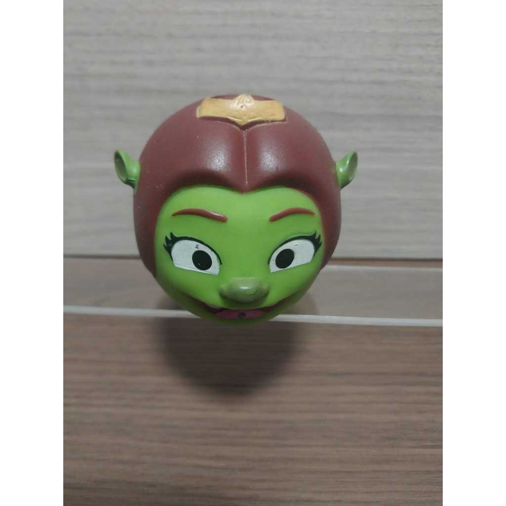 Brinquedo  cabeça boneco Fiona Ogra Shrek De borracha ( Usado )