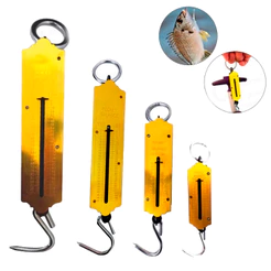 Balança Peixeira Metal 12 - 100Kg Manual Para Pesca Mala Com Gancho Fácil Resistente Peso Preciso