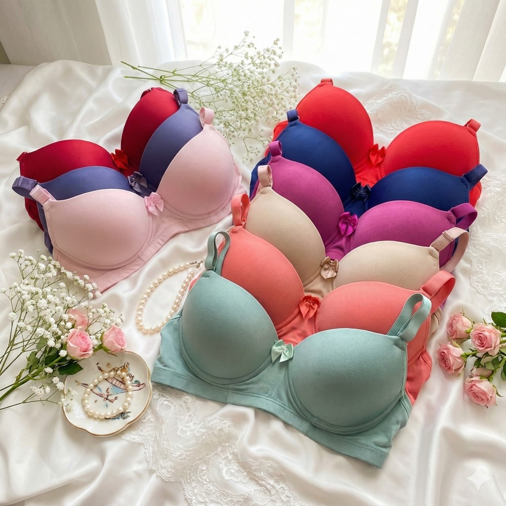 Kit Sutiãs Reforçados Base Larga Com Bojo Alta Sustentação em Oferta na Shopee