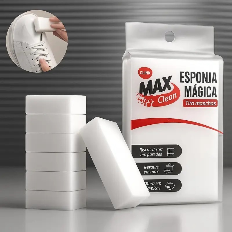 Esponja Mágica Tira Manchas e Riscos Multiuso Melanina Branca Tênis e Superfícies Premium em Oferta na Shopee