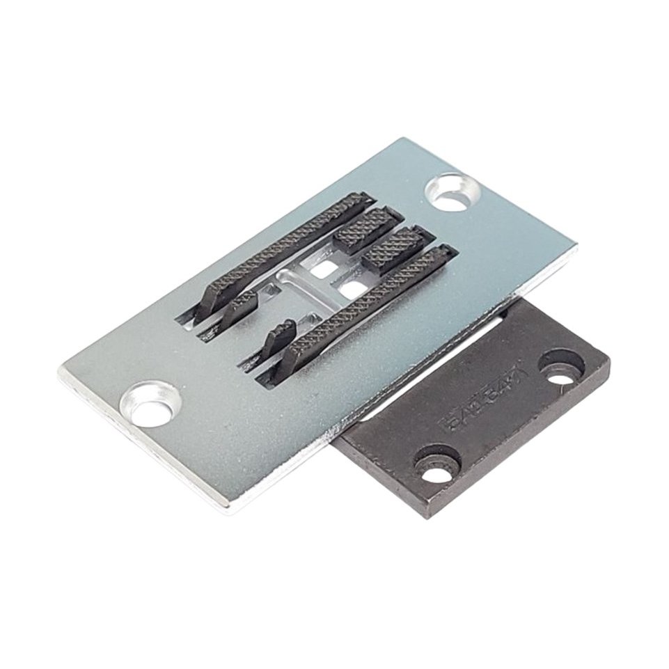 Chapa e Dente Recartilhado Zig Zag 20U Industrial 2 Peças