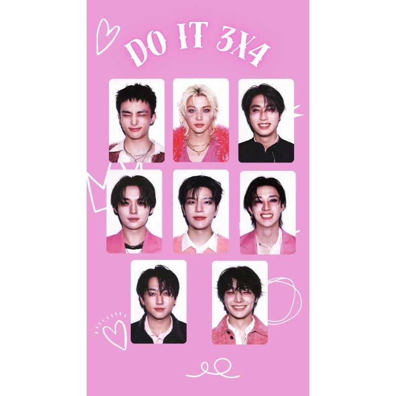 DO IT, STRAY KIDS 8 FOTOS 3X4