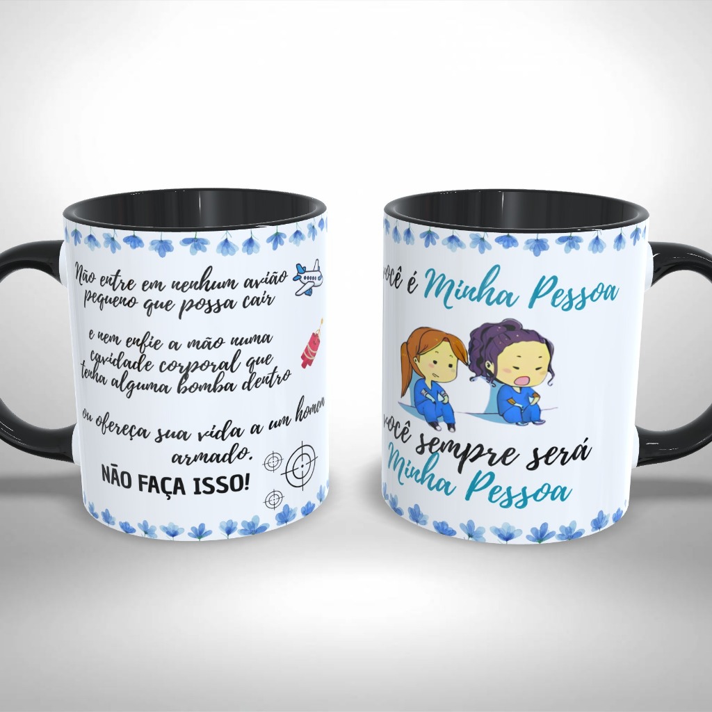 Caneca Personalizada Grey’s Anatomy - Amizade Minha Pessoa - Série