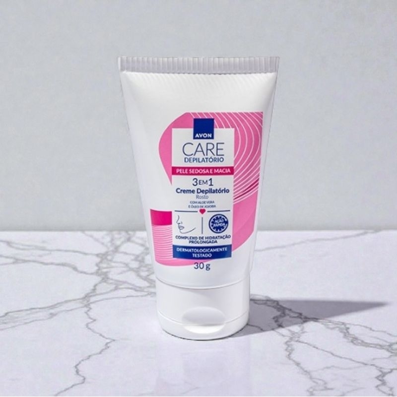 Creme Depilatório para Rosto Avon Care 3 em 1