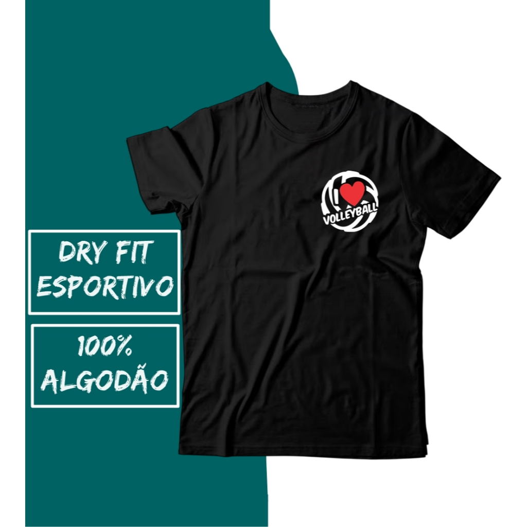Camiseta Voleibol Masculina Feminina Time Esporte Treino