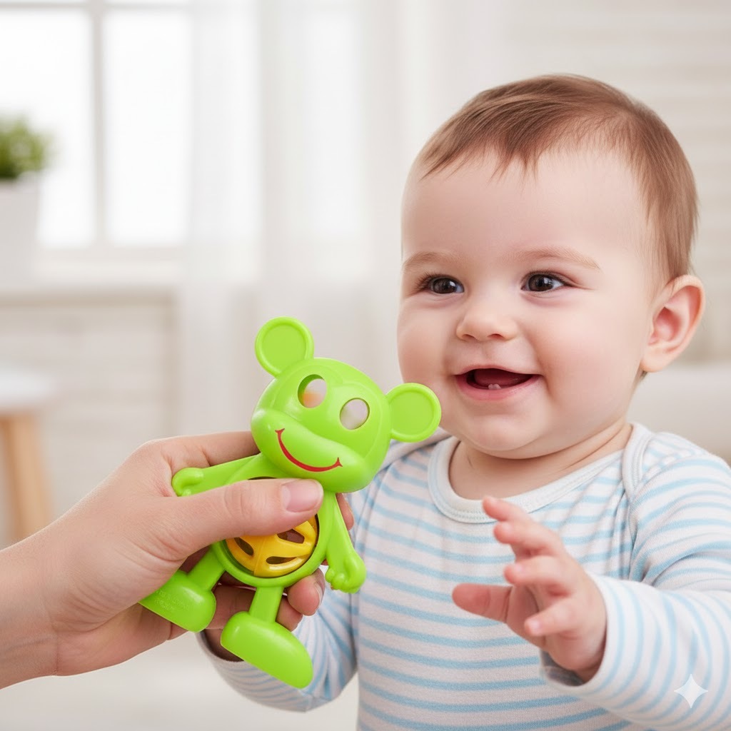 Brinquedos Para Bebê Chocalho Sensorial  Brinquedo Infantil Musical Coisas de Bebê Neném Criança