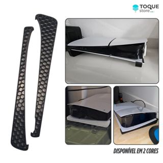 Suporte PS5 Slim Digital Sem Disco Horizontal – Formato Bolha em PLA Premium, Estável e Seguro em Oferta na Shopee