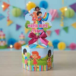 kit 10 Unidades Centro de Mesa 3 Palavrinhas Personalizado Chá Aniversário Festa em Oferta na Shopee