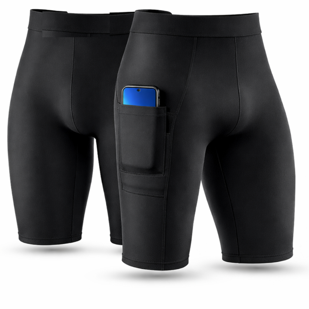 KIT 2 SHORT TÉRMICO COM BOLSO 2 OU 1 UNIDADES PLUS SIZE DE COMPRESSÃO ANT ASSADURA M G GG G1 E G2