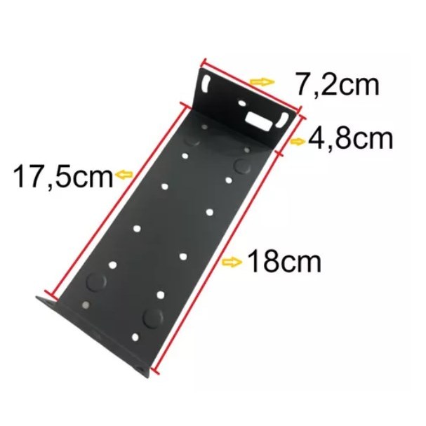 Suporte Para Rádio Transceptor Veicular VHF UHF - Base De Fixação Profissional Reforçado