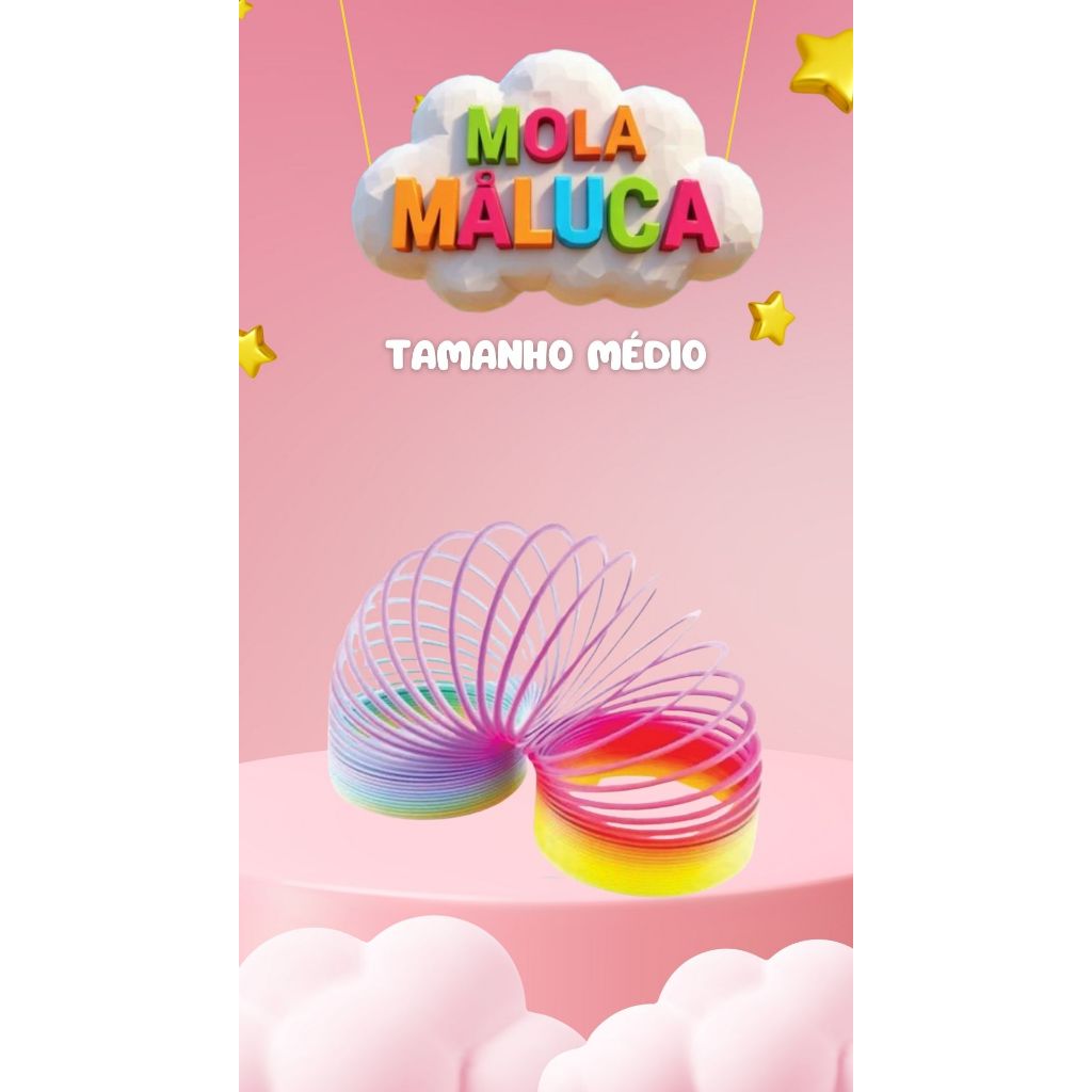 Mola Maluca Colorida Prenda Brinquedo Infantil Color KIT's de 10 a 35 und