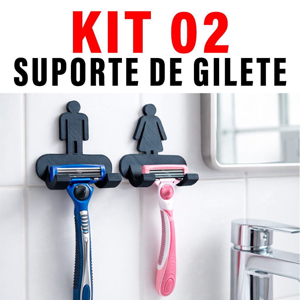 Suporte De Lâmina De Barbear Dele Dela Conjunto Kit Feminino Masculino Parede Banheiro Organizador