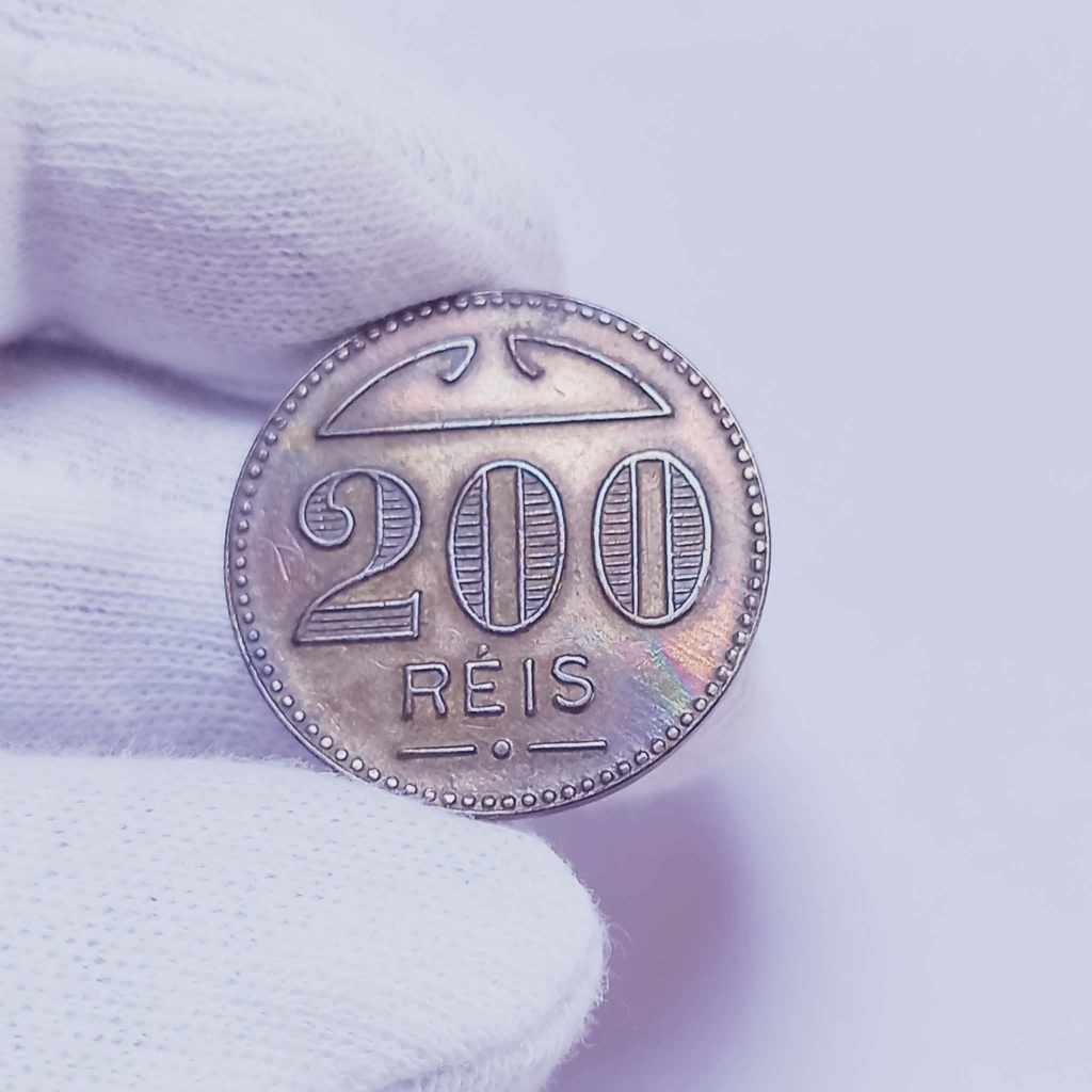 Ficha Antiga Eberle de 200 Réis
