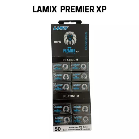 LAMINA LAMIX NEW PREMIER XP BLACK COM 50 LAMINAS